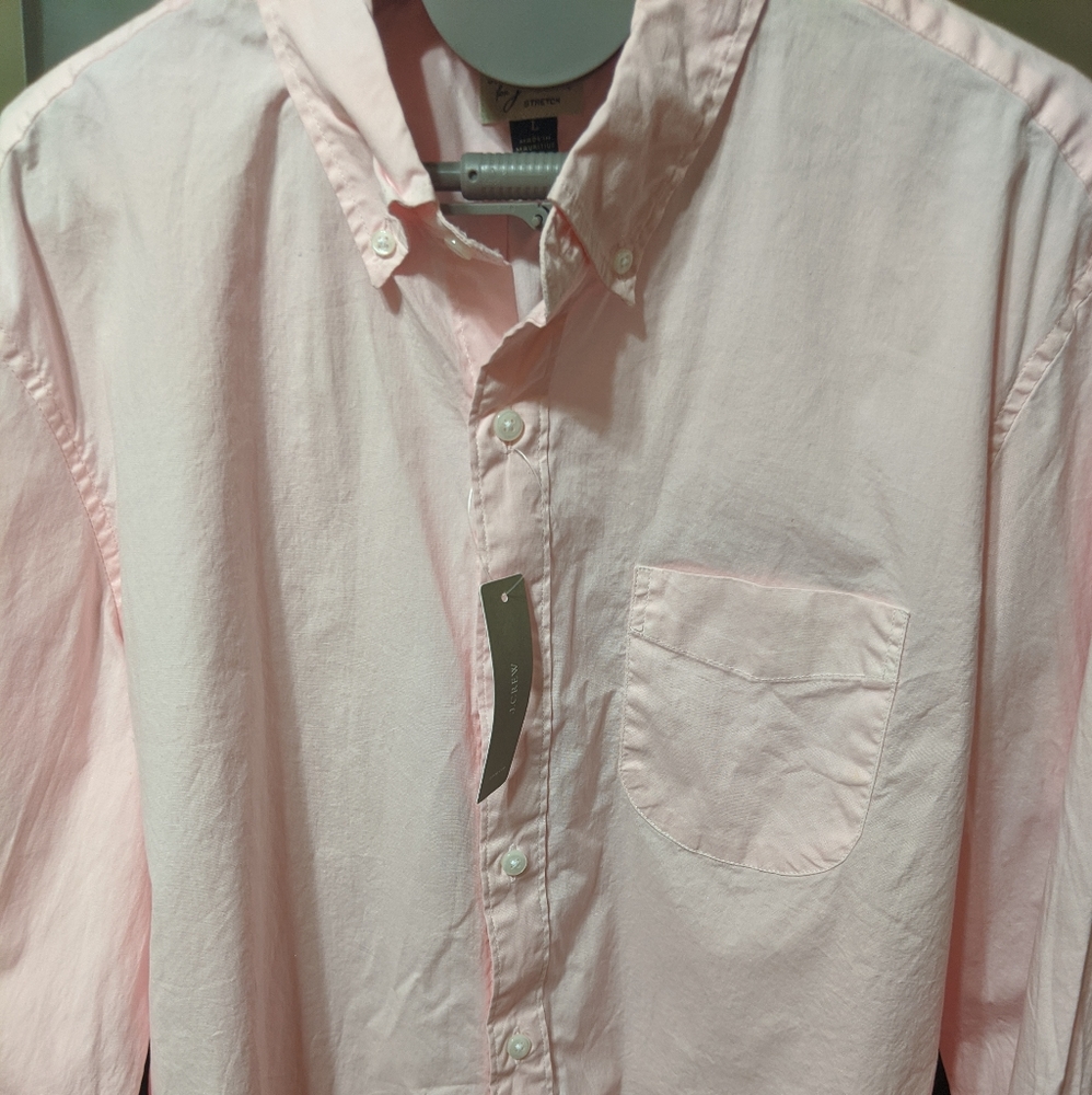 JCrew pink button down shirt